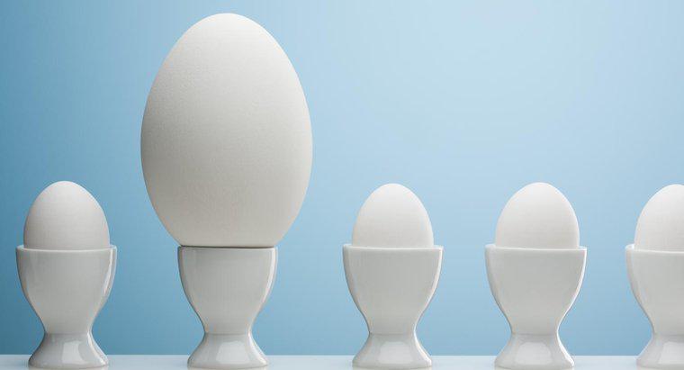 Cât de multe ouă mari sunt egale cu un ou foarte mare?