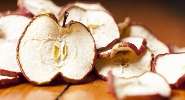Cum se usucă merele în cuptorul cu microunde?