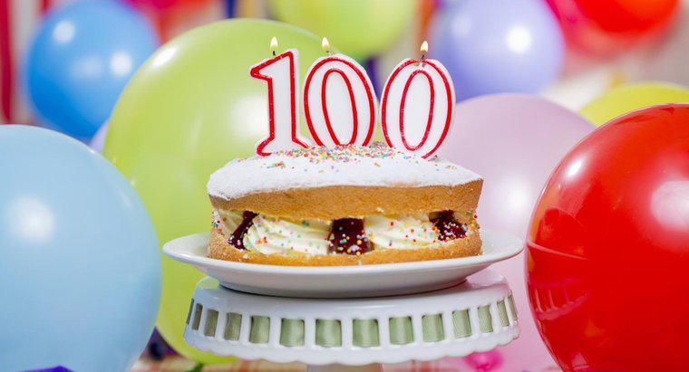 Ce este un cadou tradițional pentru ziua de naștere a 100 de ani?