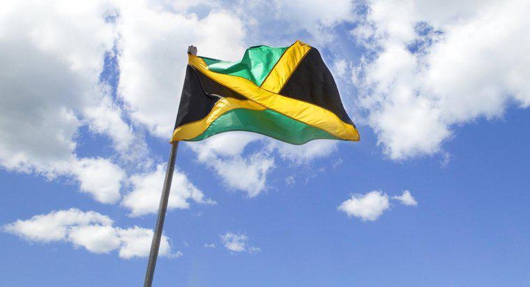 Ce inseamna culorile din steagul Jamaica?