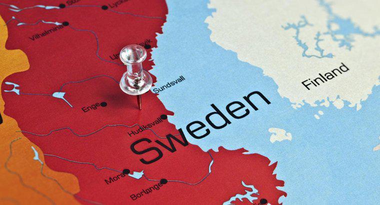 Ce țări frontiera Suedia?