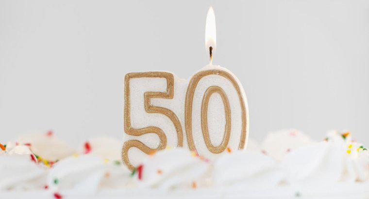 Care sunt ideile pentru sărbătorirea unei 50 de ani de naștere?