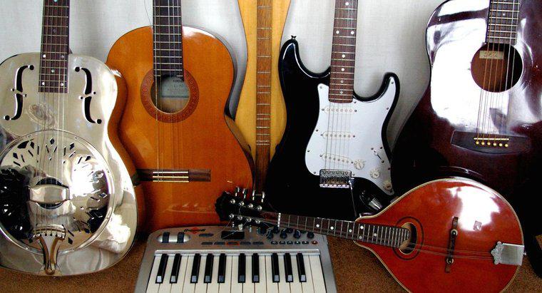 Care sunt cele cinci tipuri de instrumente muzicale?
