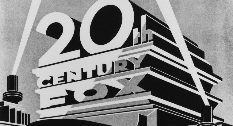Ce font a fost folosit în Logo-ul Fox al secolului XX?