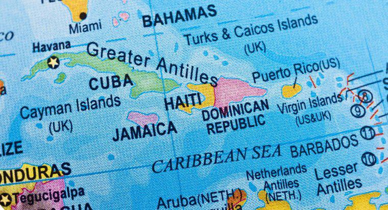 Câte țări sunt în Caraibe?