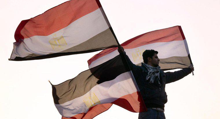 Pentru ce reprezintă culorile steagului egiptean?