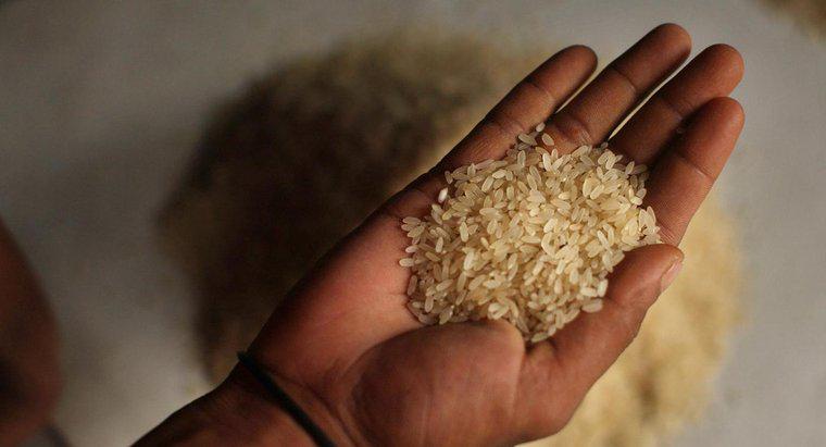 Cât de mult cântărește un singur boabe de orez?