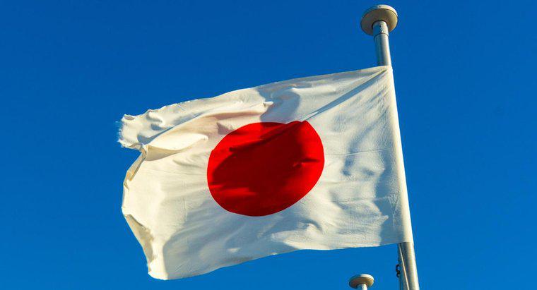 Ce înseamnă culoarea și simbolul pe steagul japonez?