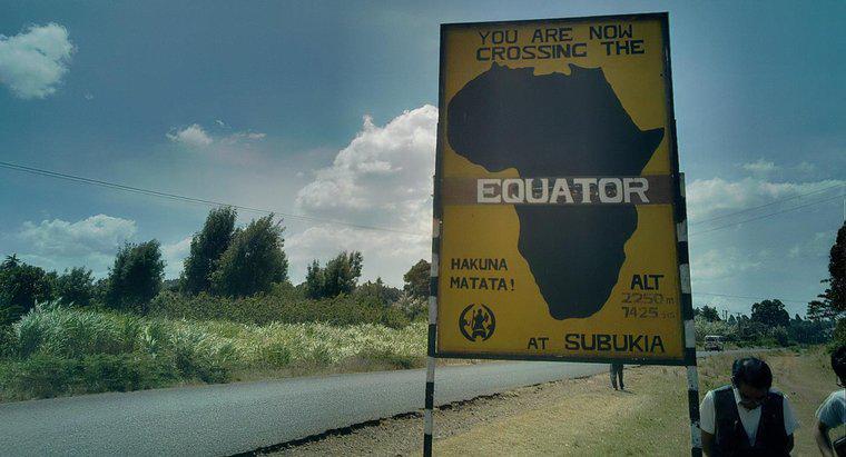 Ce țări se află pe Ecuator?
