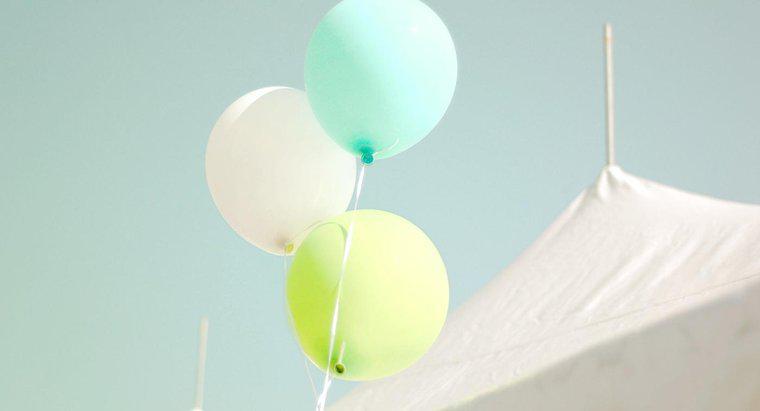 Este folosit gazul heliu pentru a umple un balon o substanță sau un amestec?