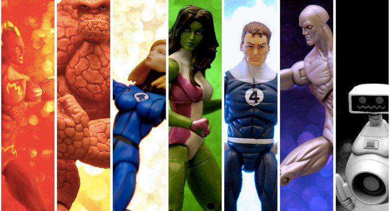 Ce personaje alcătuiesc "Fantastic Four?"