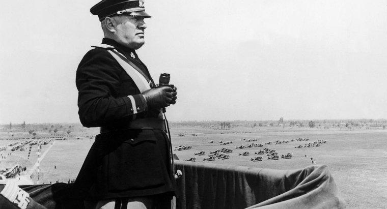 Care au fost obiectivele lui Benito Mussolini pentru Italia?