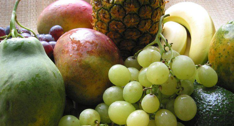 Care sunt cele șase grupuri de fructe?