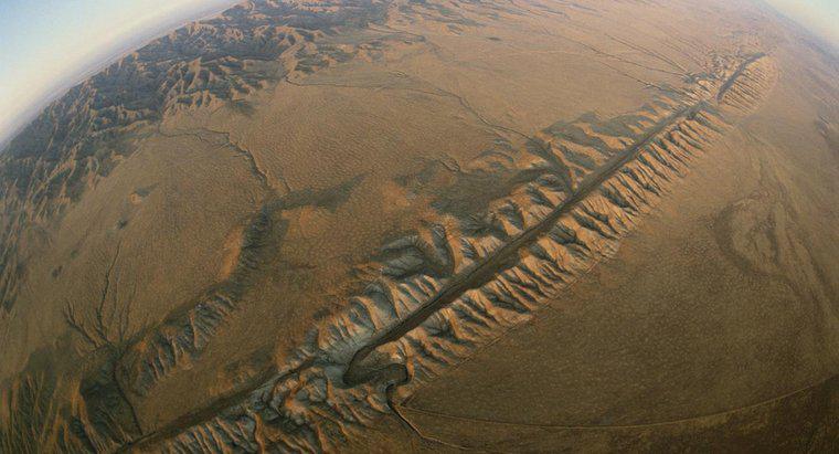 Ce tip de limită de placă exemplifică defecțiunea San Andreas?