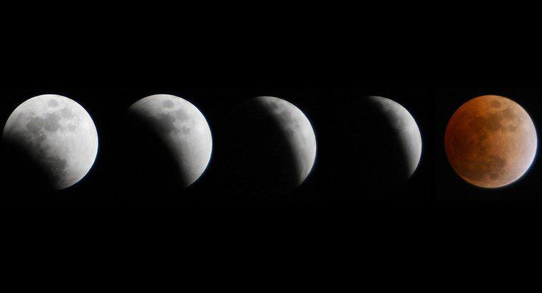 Ce se întâmplă în timpul unei eclipse lunare?