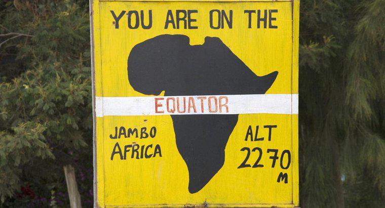 Ce țări africane trec prin ecuator?
