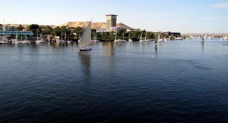 În ce direcție curge râul Nil?