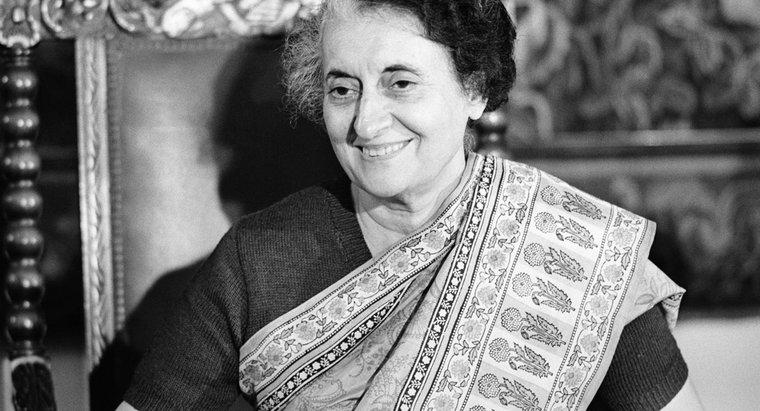 Ce este Indira Gandhi faimos?