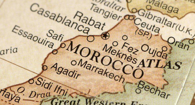 Ce țări de frontieră Maroc?