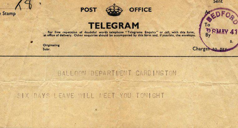 Cum funcționează o telegramă?