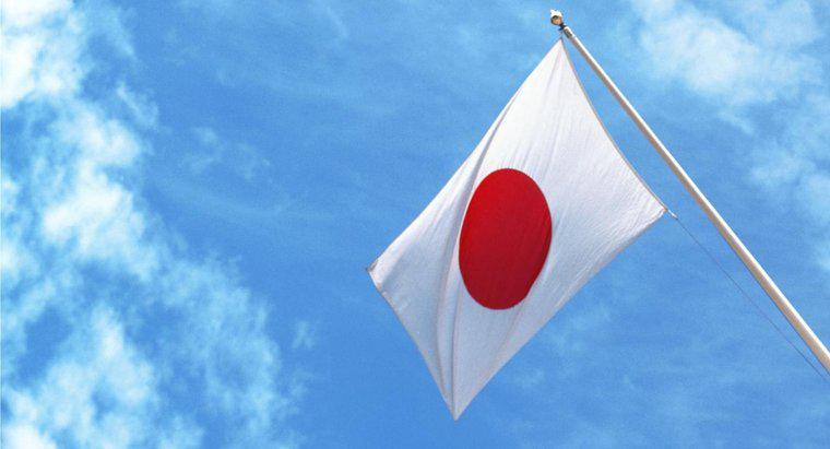 Ce simbolizeaza steagul japonez?