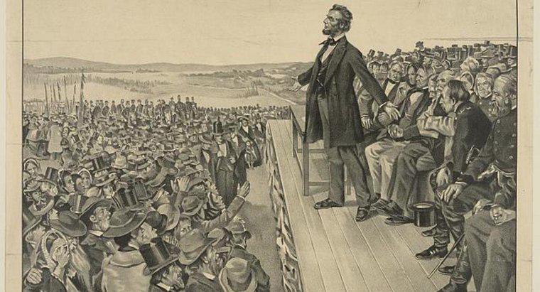 Ce a ajutat adresa americanilor Gettysburg?