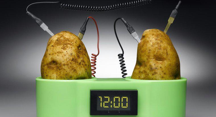 Cum conduce cartofii electricitate?