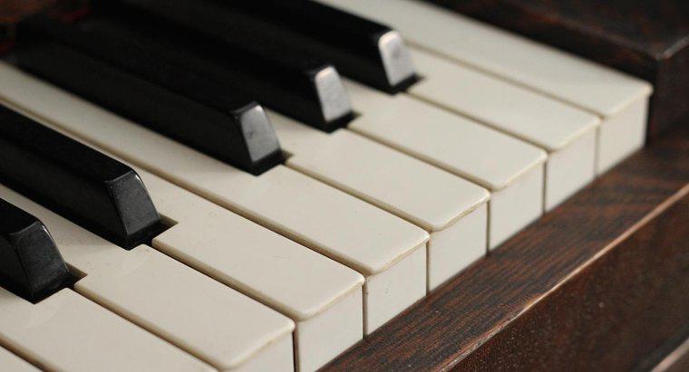 Câte note există pe un pian?