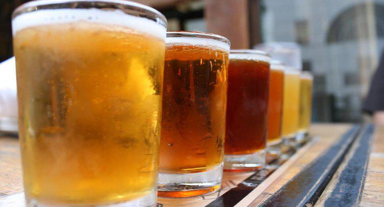 Care este conținutul mediu de alcool al berii în funcție de volum?