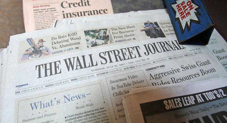 Cât de des este publicat Wall Street Journal?