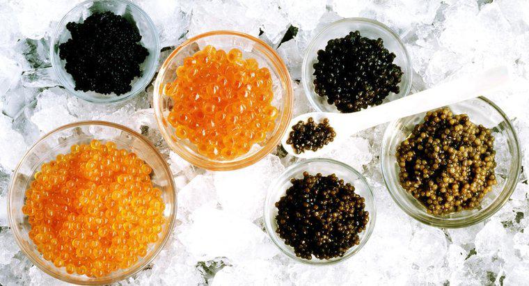 Ce culoare este caviarul?