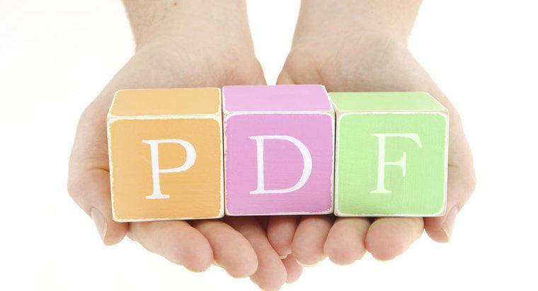 Ce înseamnă PDF?