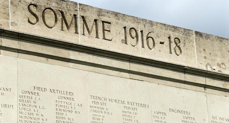 Câți oameni au murit în bătălia de la Somme?