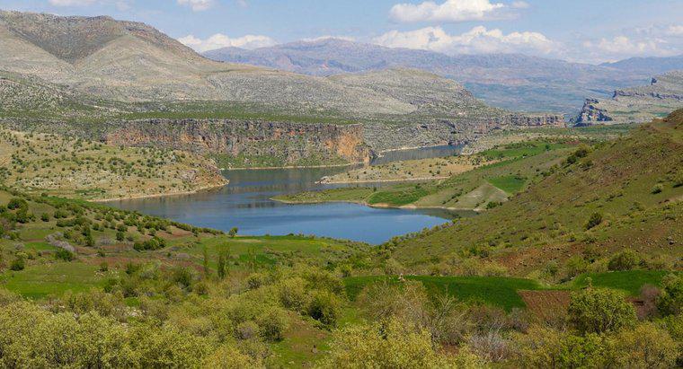 Ce direcție are fluxul fluviului Eufrat?