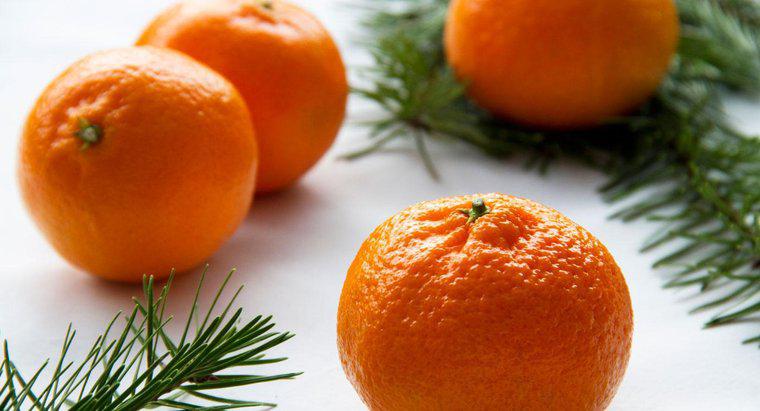 Care este sensul unui portocaliu într-un stoc de Crăciun?
