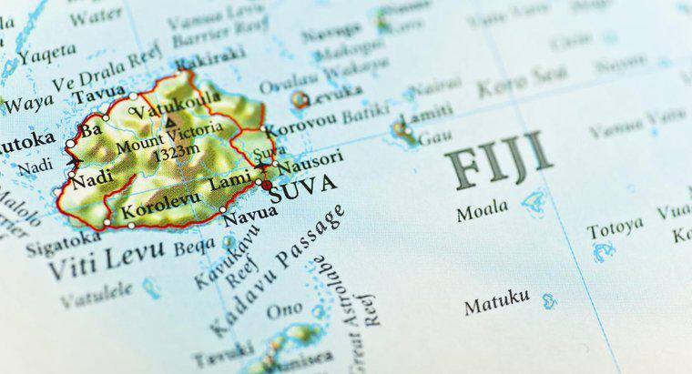 Pe ce continent se află Fiji?